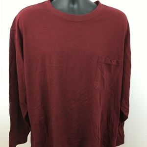 C.E. Schmidt Men's Burgundy Long Sleeve Size 2X